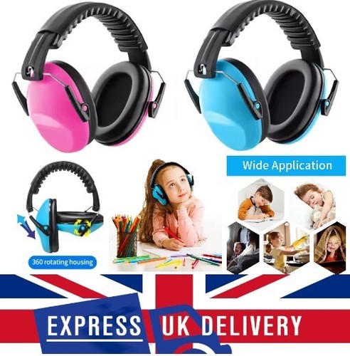 Pink kids ear defenders - kids,
